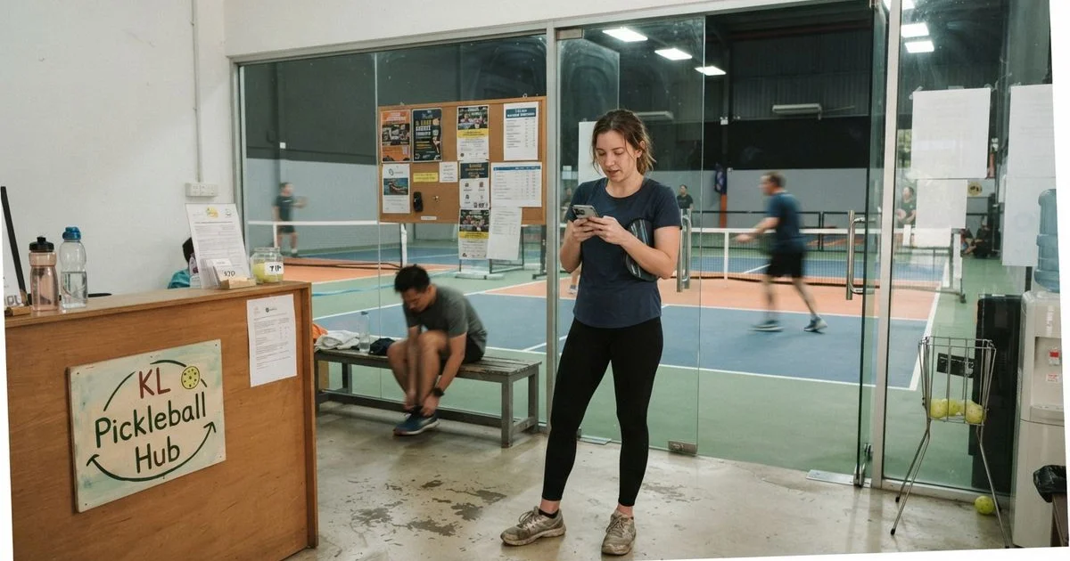 How online pickleball court booking works in Kuala Lumpur