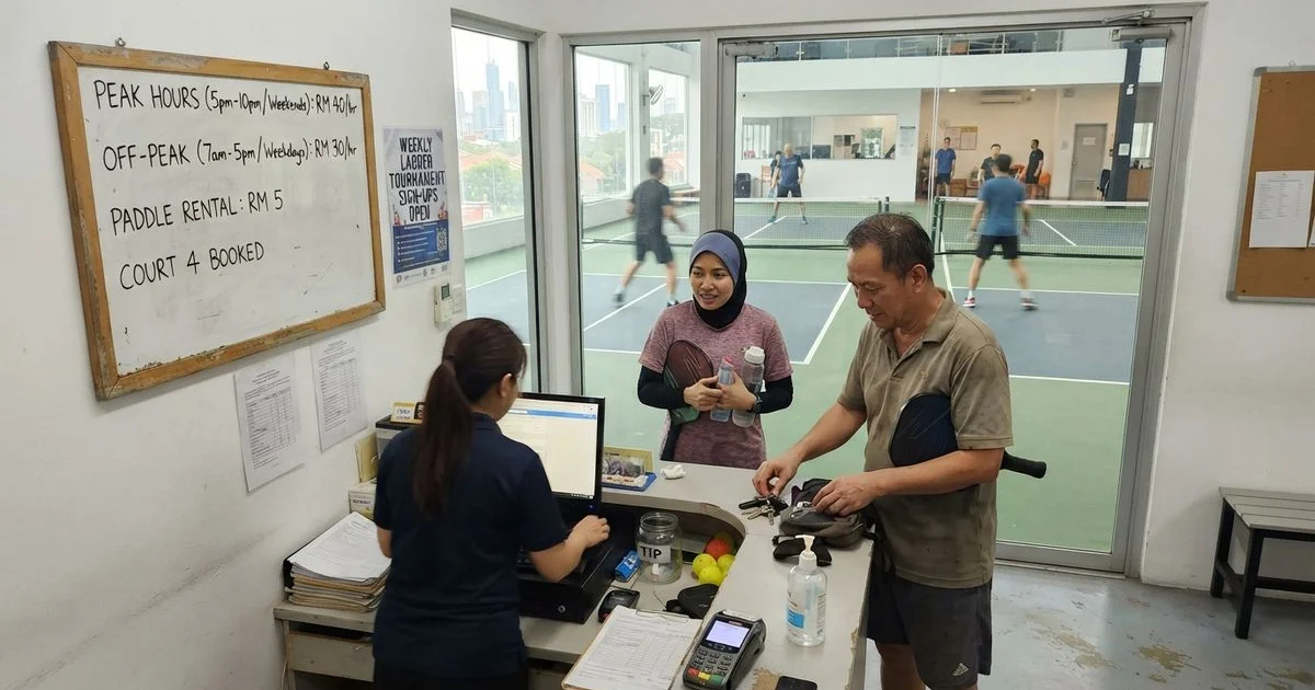 What pickleball court rental costs in Kuala Lumpur and what changes the price