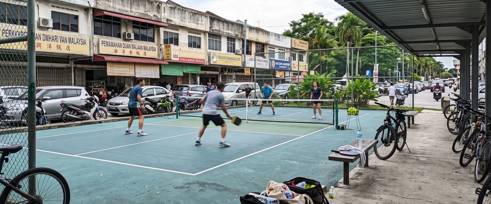 pickleball court in Jalan Puchong, Kuala Lumpur