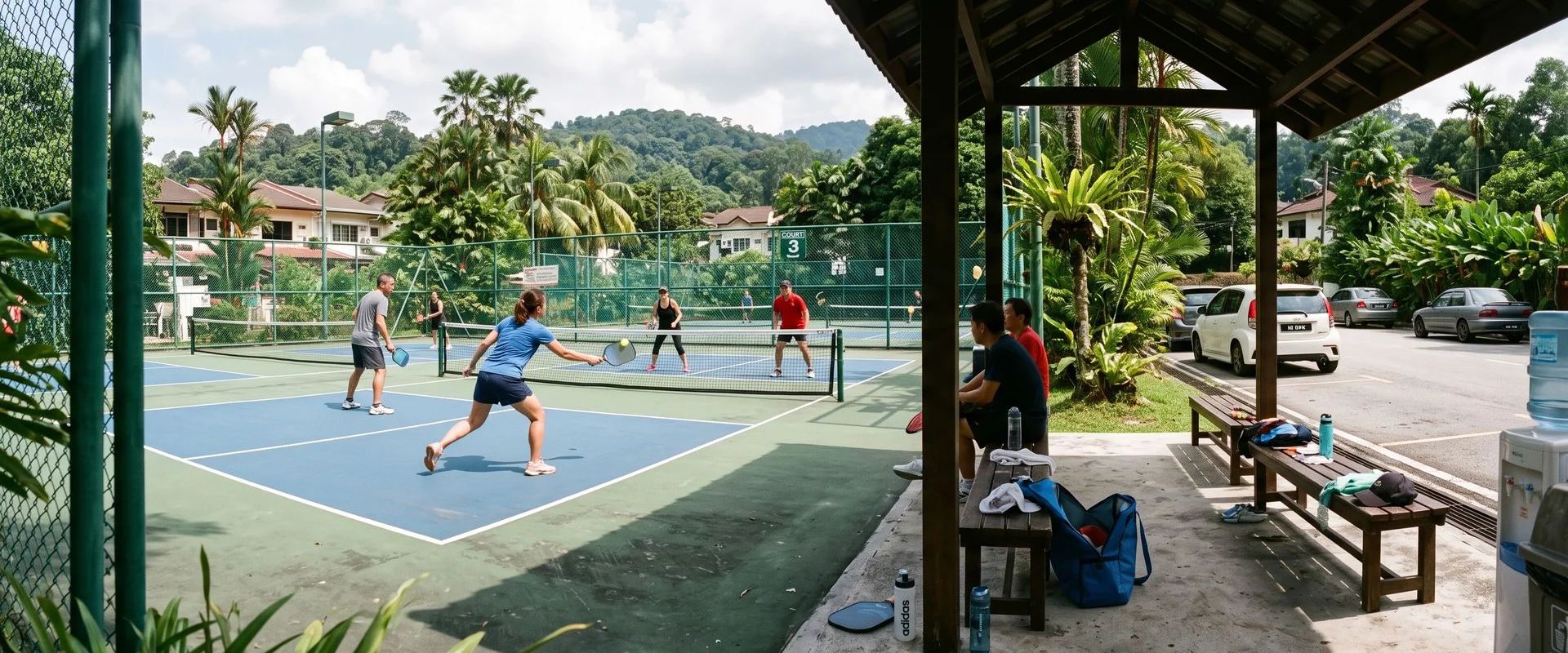 pickleball court in Sungai Penchala, Kuala Lumpur