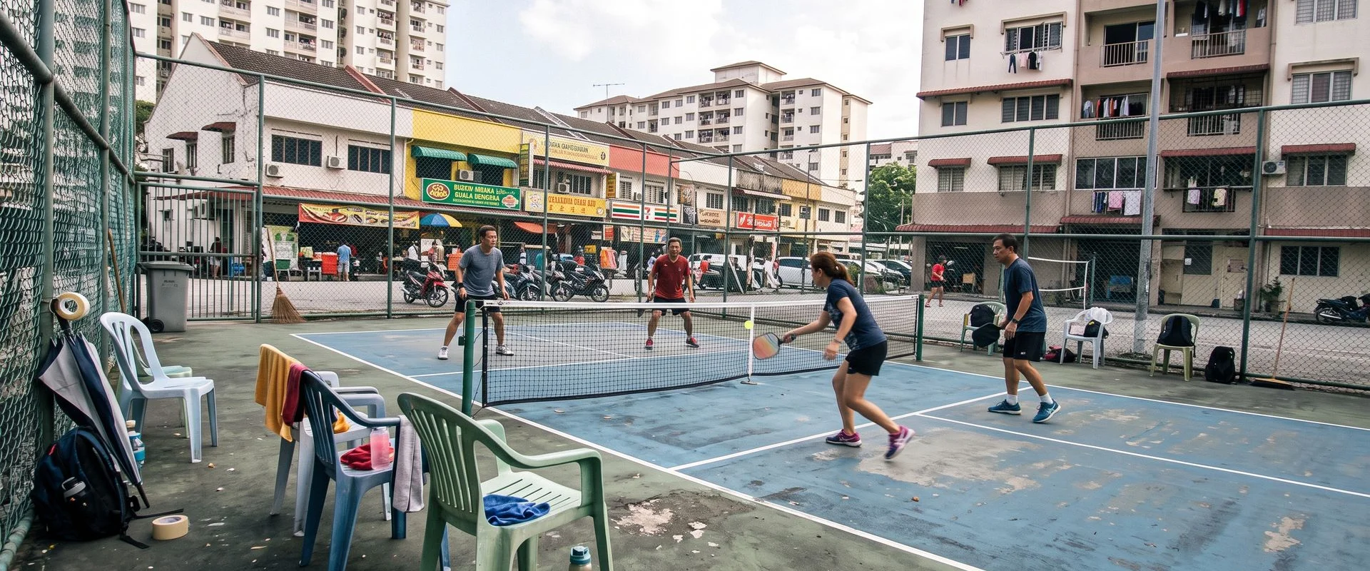 pickleball court in Taman Connaught, Kuala Lumpur